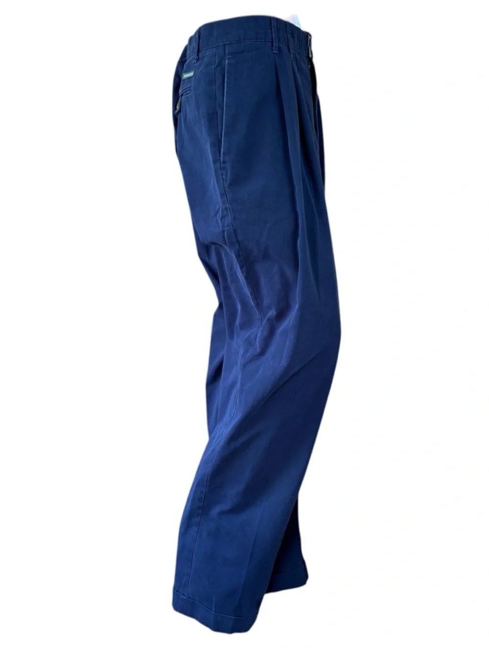 Dockers Men's black pleated chinos, size 38/34, vintage, office, dressy, casual - Picture 3 of 10